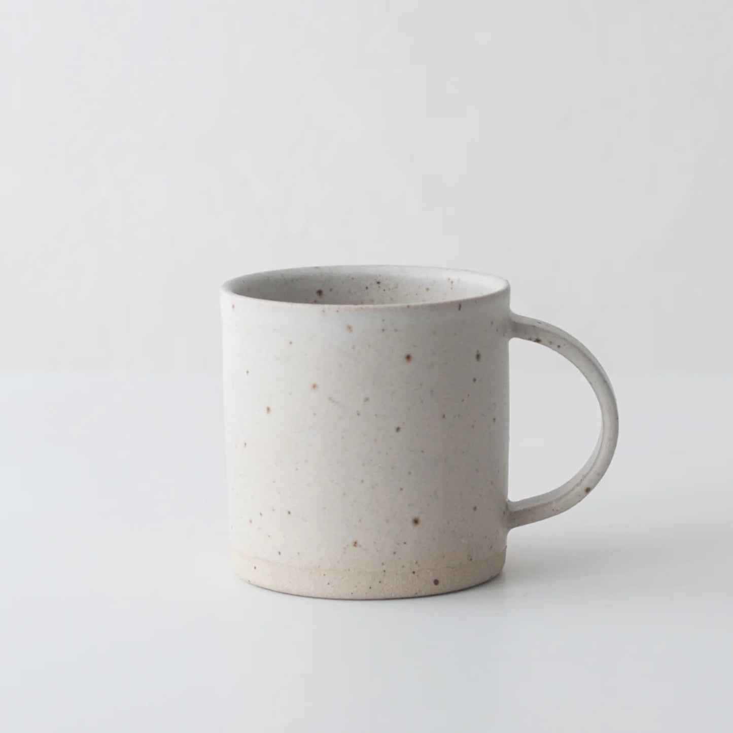 Ceramic Mug - Matte White and Speckled
