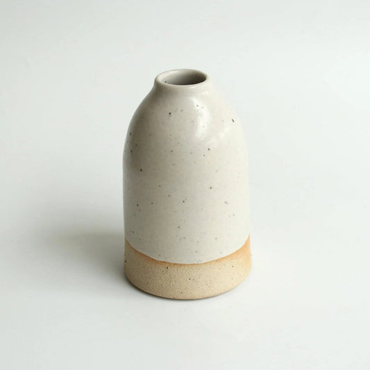 Habulous Stoneware Bud Vase - Off White