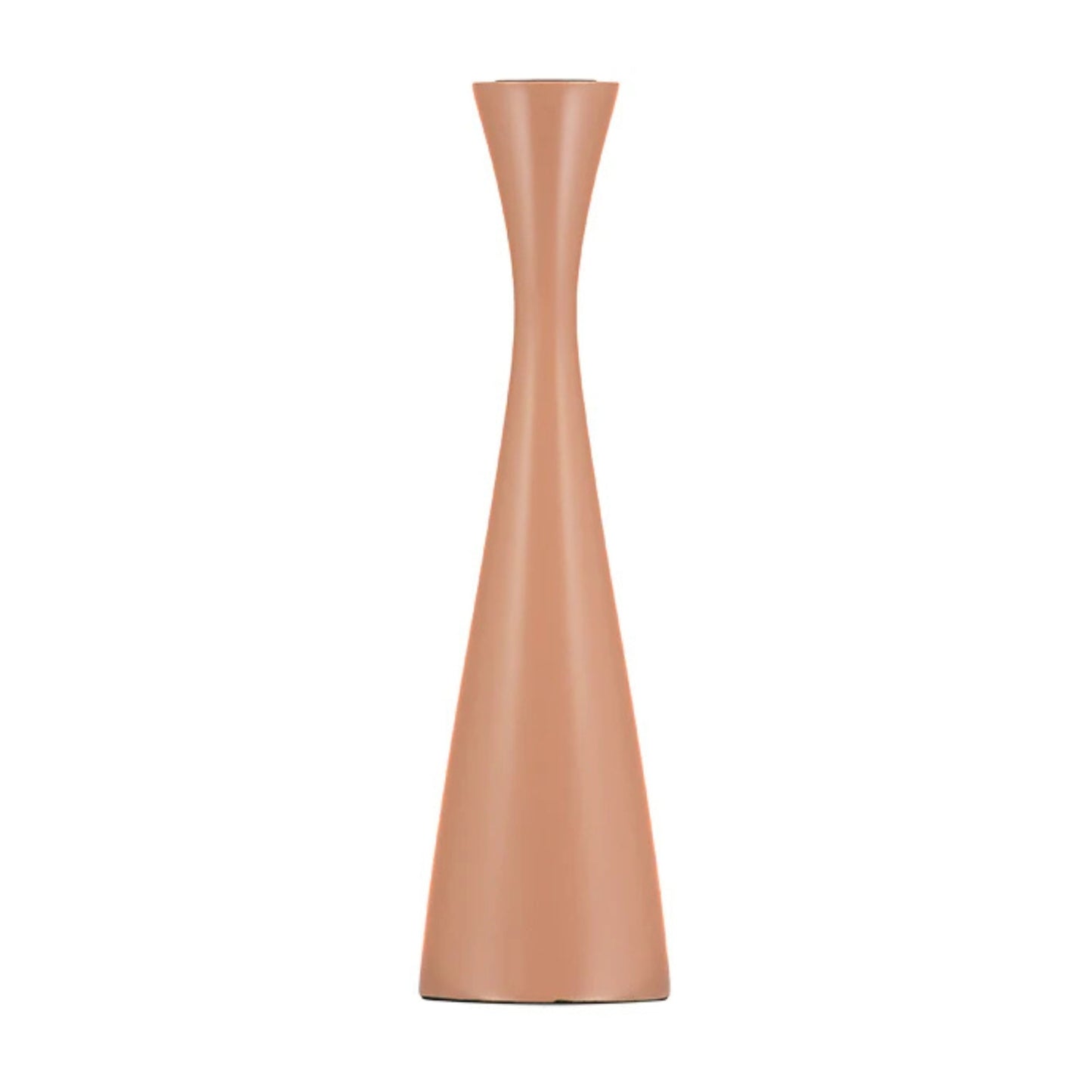 British Colour Standard Wooden Candle Holder - Old Rose