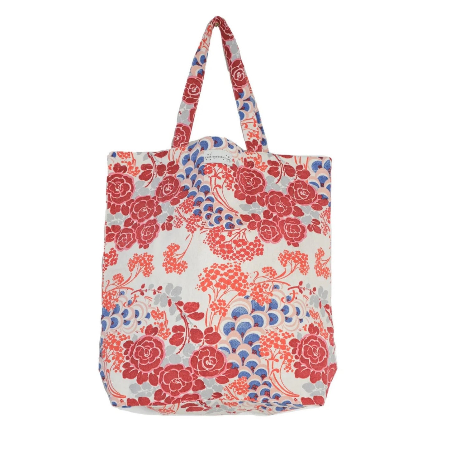 One Hundred Stars Canvas Bag - Confetti Scarlet