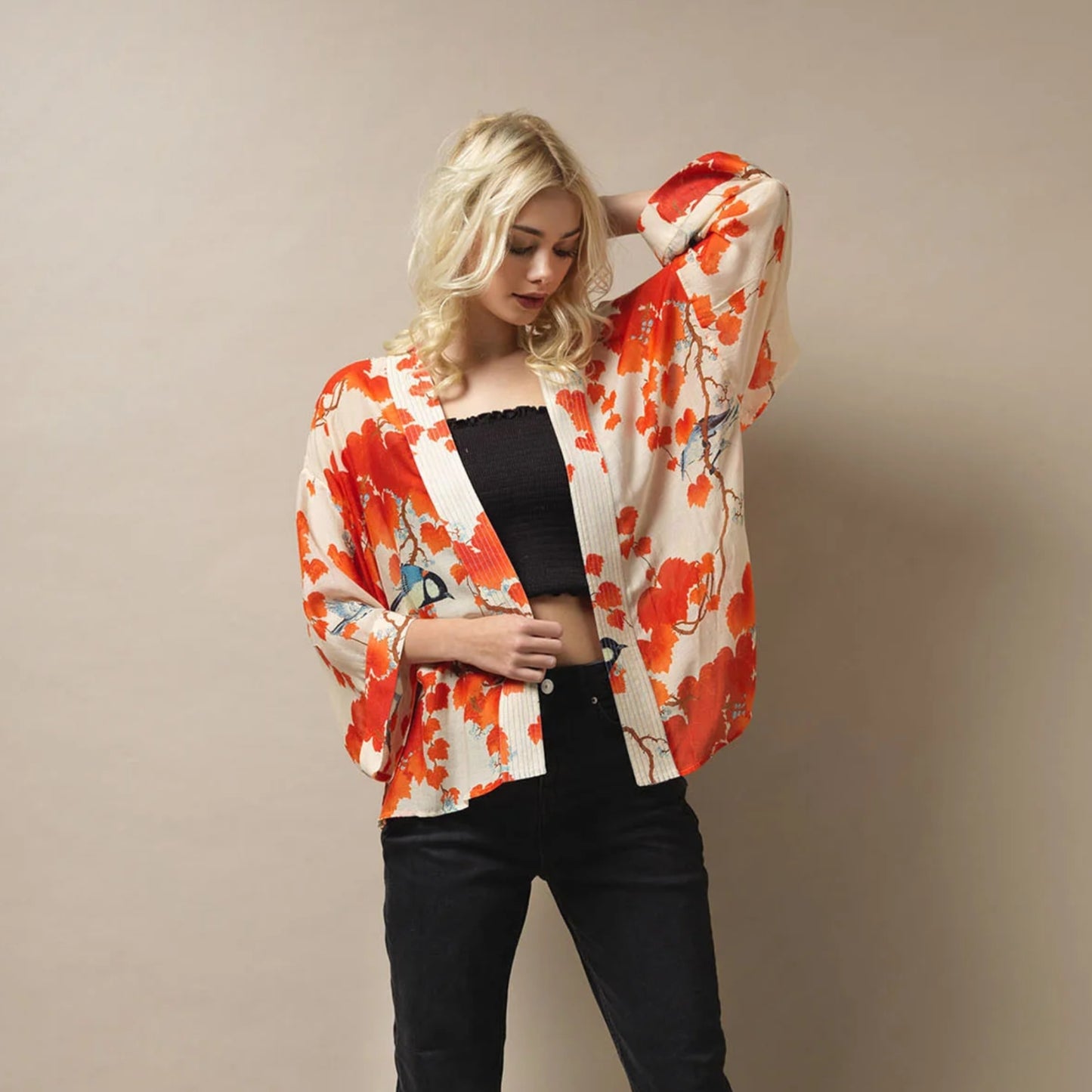 Kimono - Acer Red