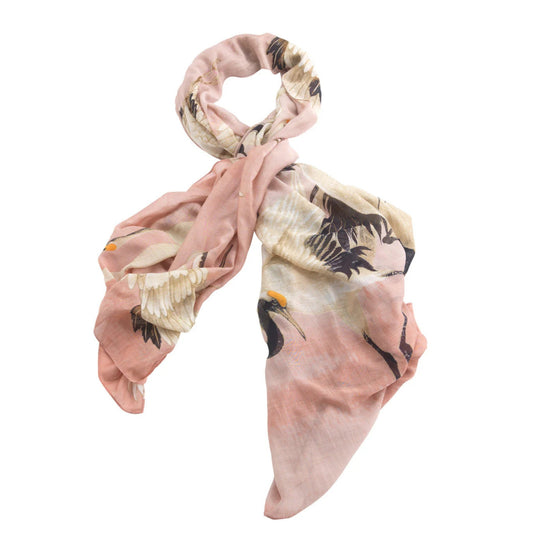 Scarf - Stork Plaster Pink