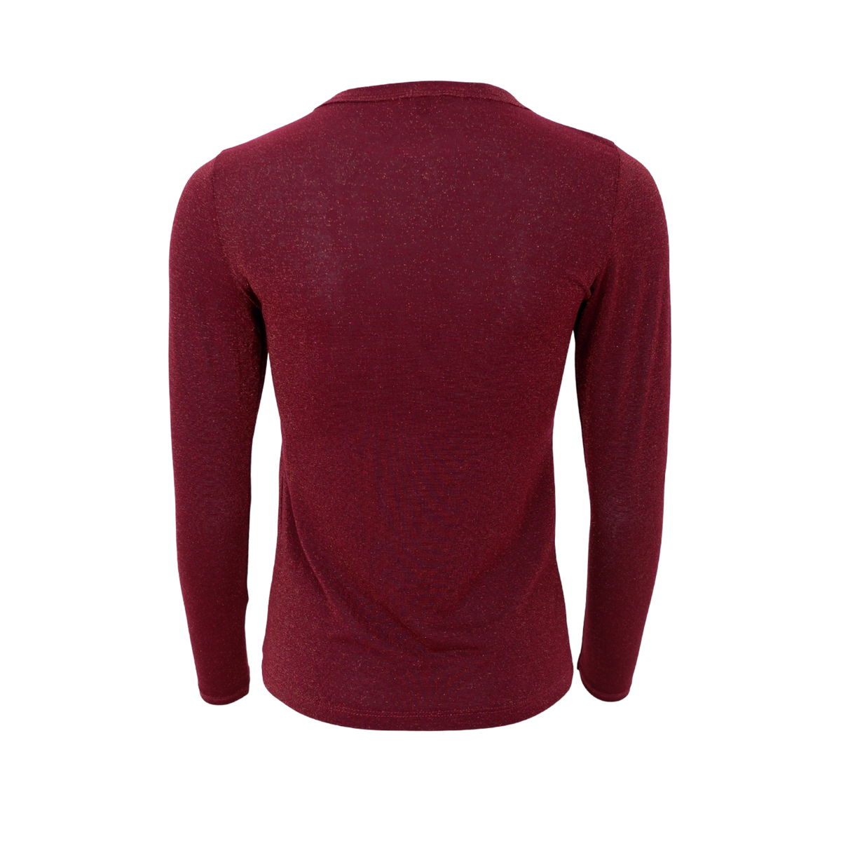 Faye Long Sleeve Top - Plum Shimmer