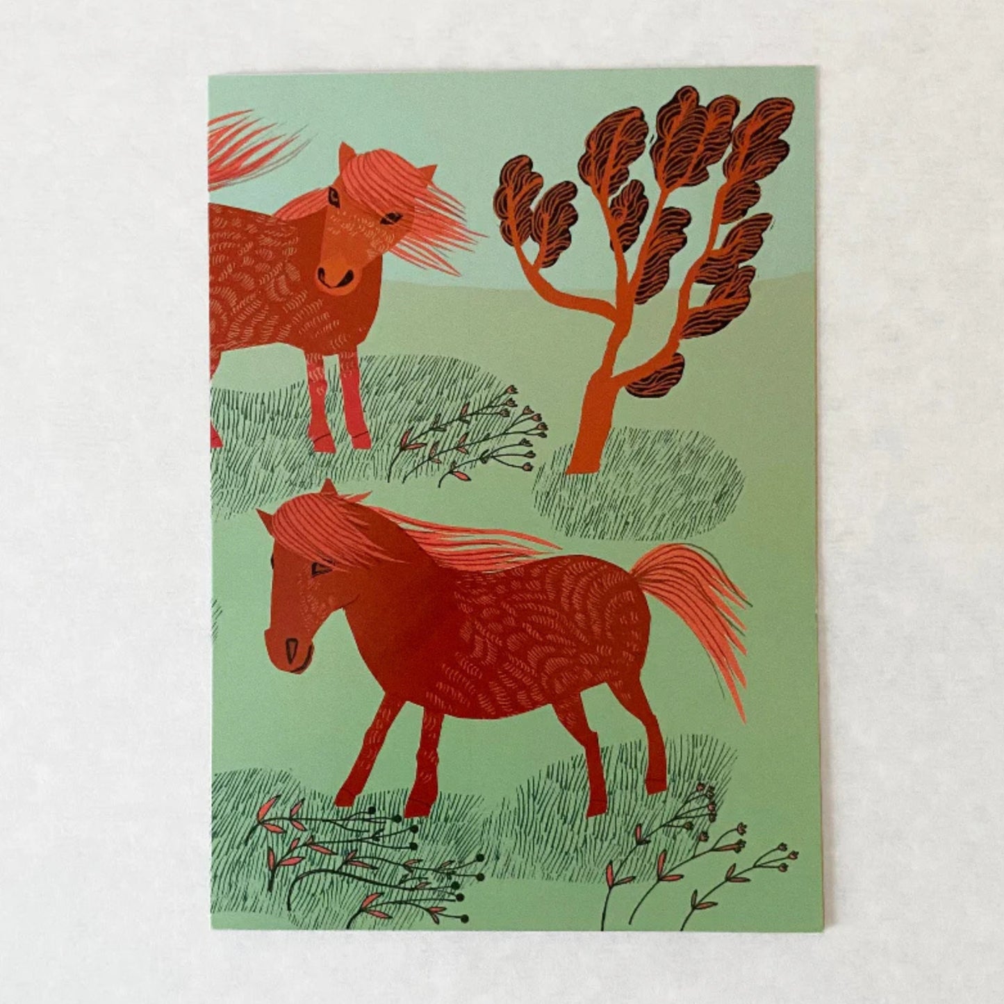 Lush Designs Greetings Card - Shetland Pony