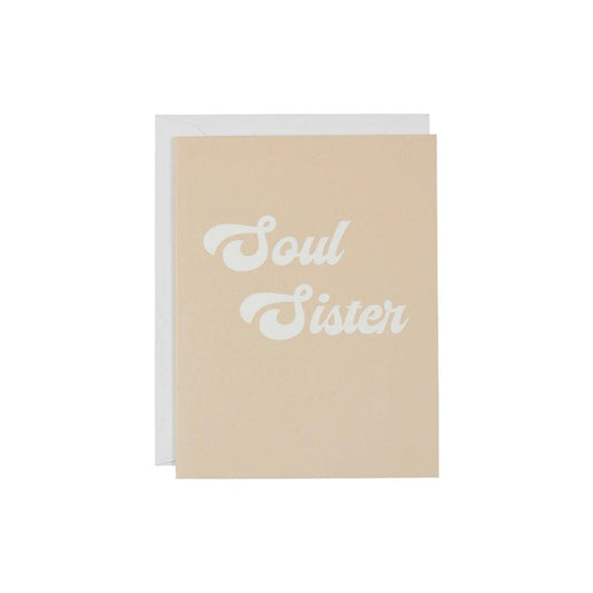Greetings Card - Soul Sister