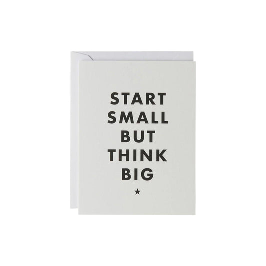 Greetings Card - Think Big