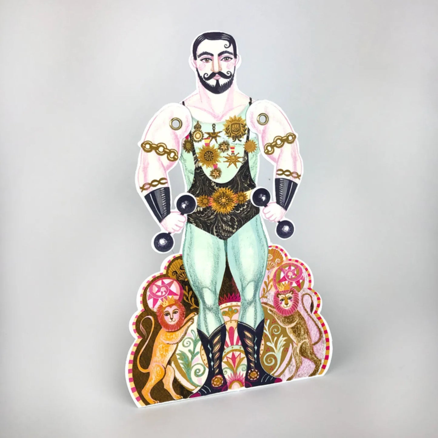 Greetings Card - Strongman