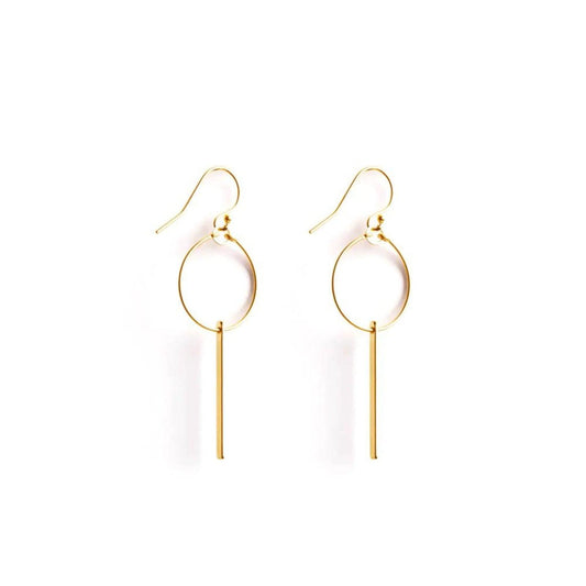 Gold Hoop Earrings - Aktis