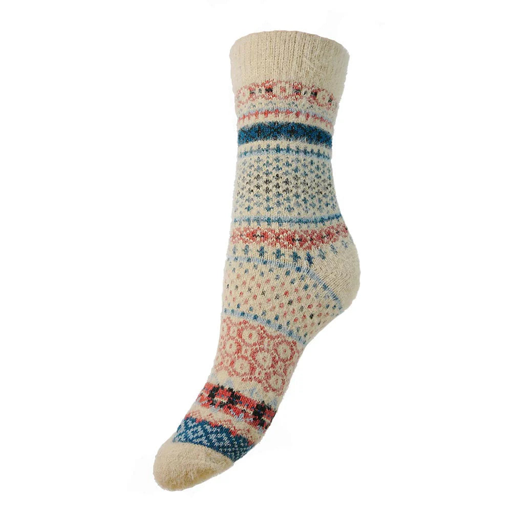 Wool Blend Socks - Scandi Cream