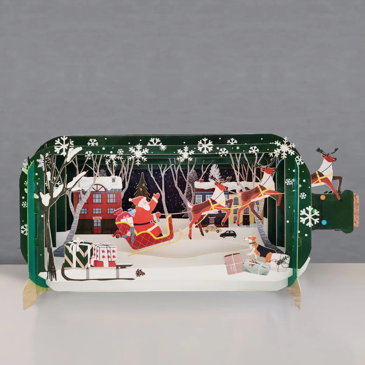 Pop Up Greetings Card - Christmas Sleigh