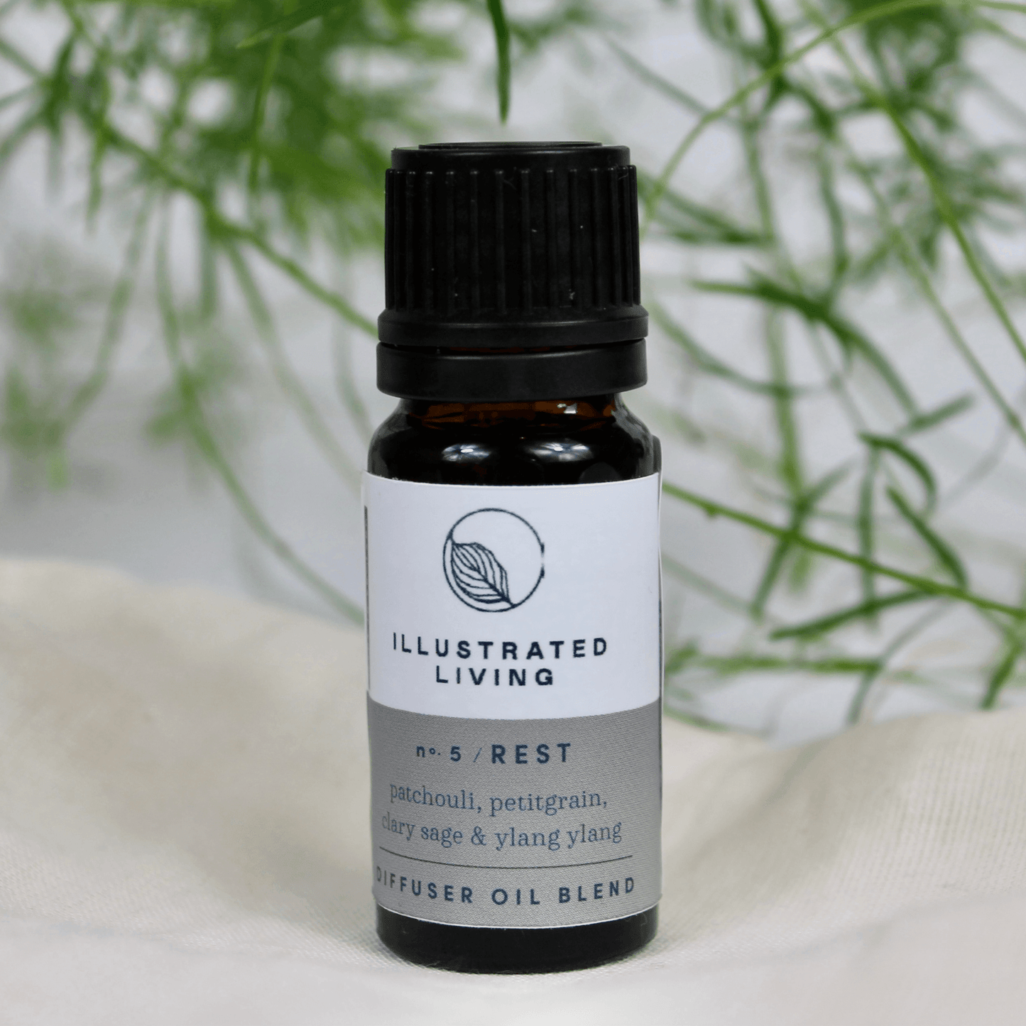 Illustrated Living Rest No.5 Aromatherapy Oil Blend - 10ml