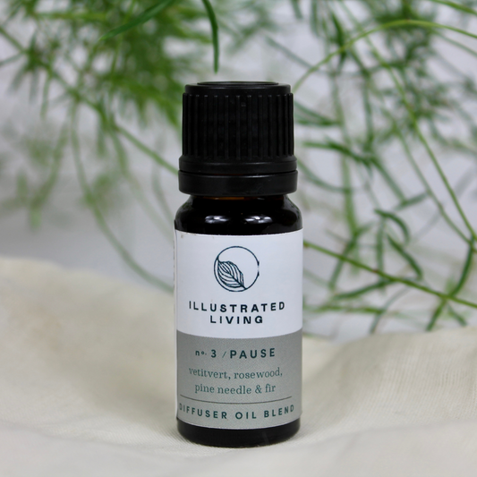 Illustrated Living Pause No 3 Aromatherapy Oil Blend 10ml