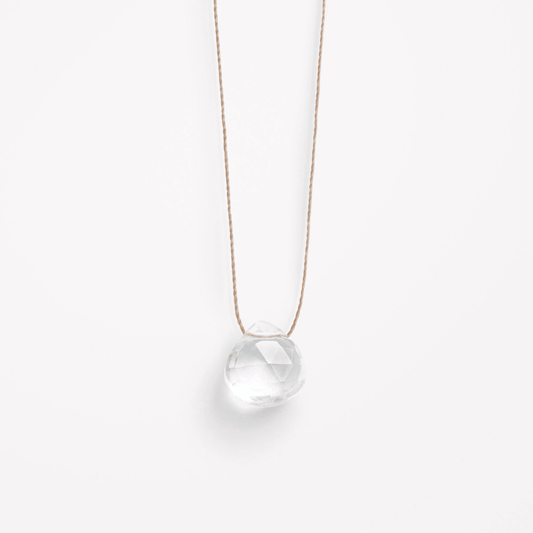 April Birthstone Stud Earrings - Quartz