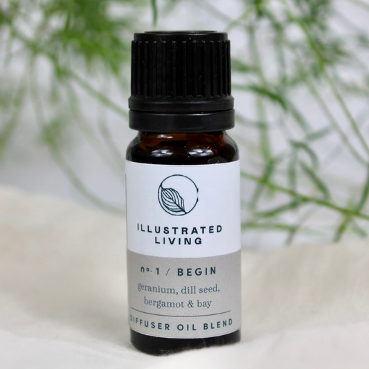 Illustrated Living Begin No 1 Aromatherapy Oil Blend 10ml