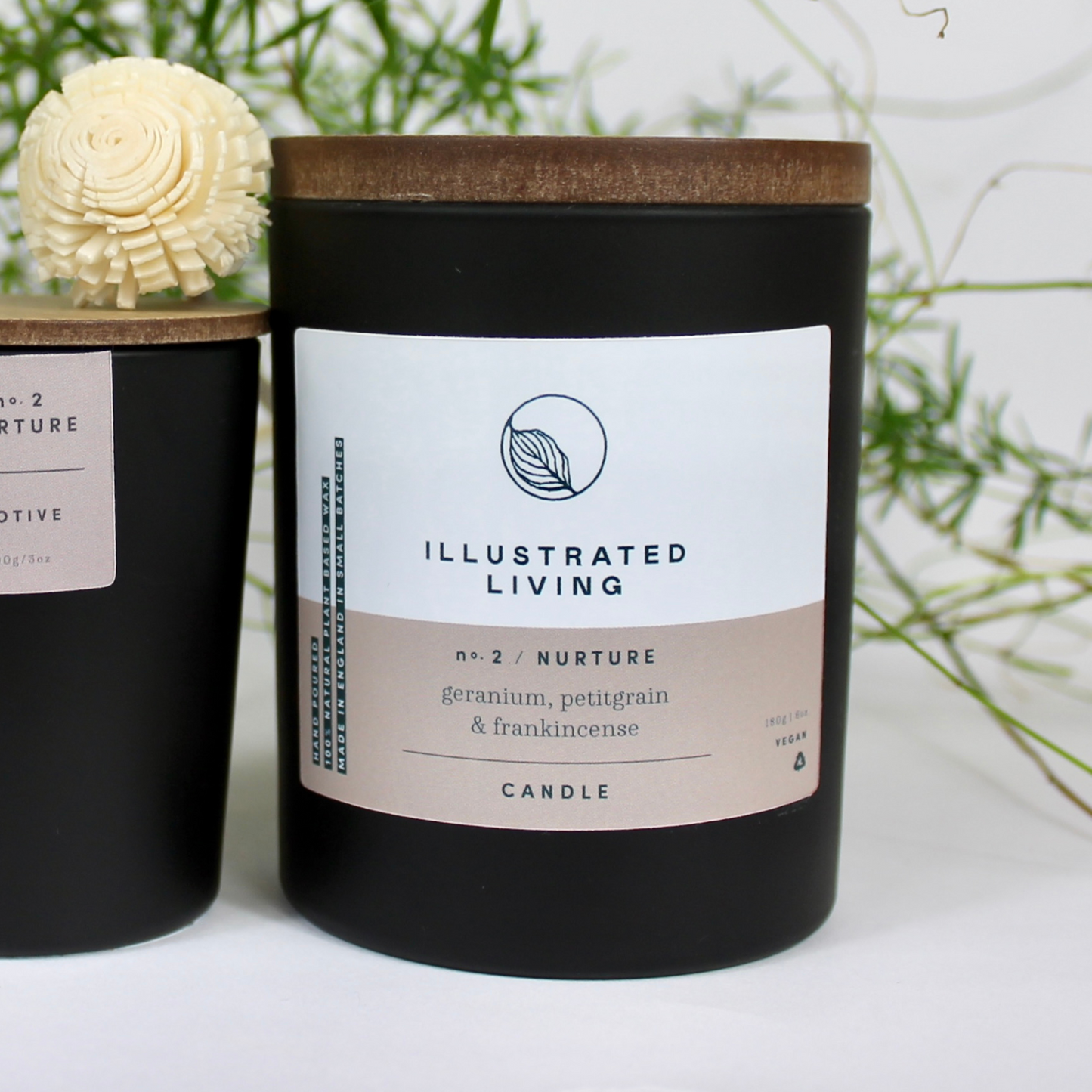 Illustrated Living Nurture No.2 Natural Wax Candle