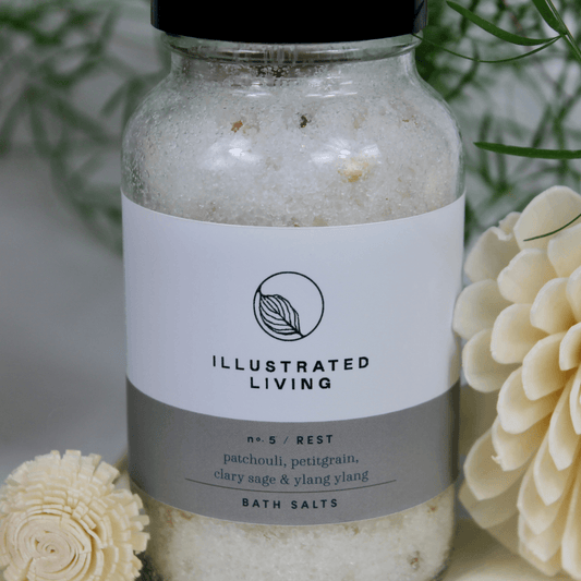 Illustrated Living Rest No.5 Bath Salts 250ml