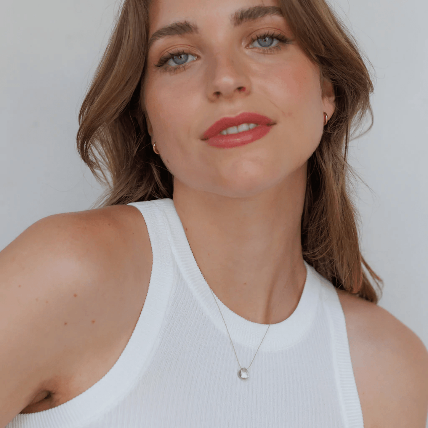 Wanderlust Life February Birthstone Fine Cord Necklace - Mint Amethyst