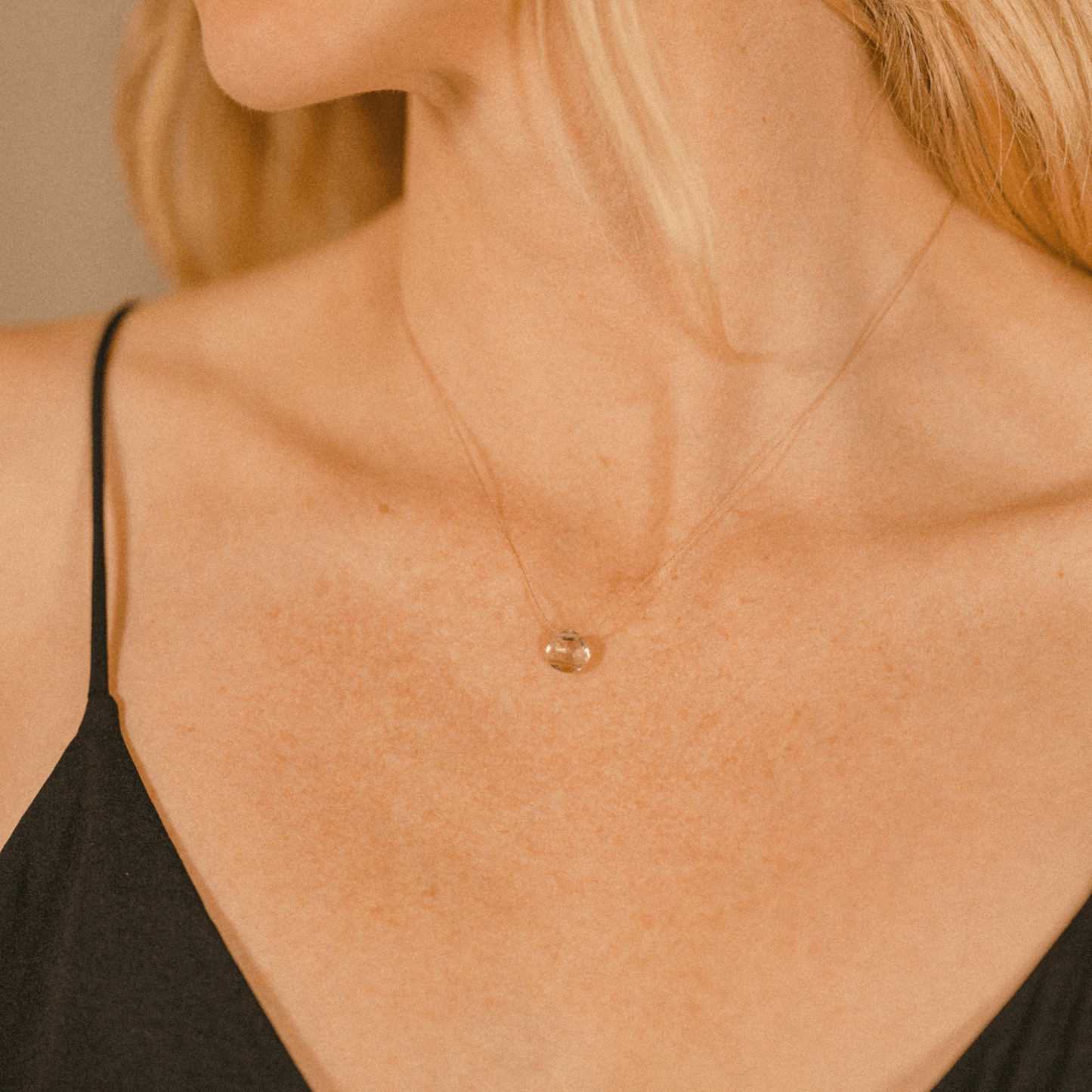 Wanderlust Life February Birthstone Fine Cord Necklace - Mint Amethyst