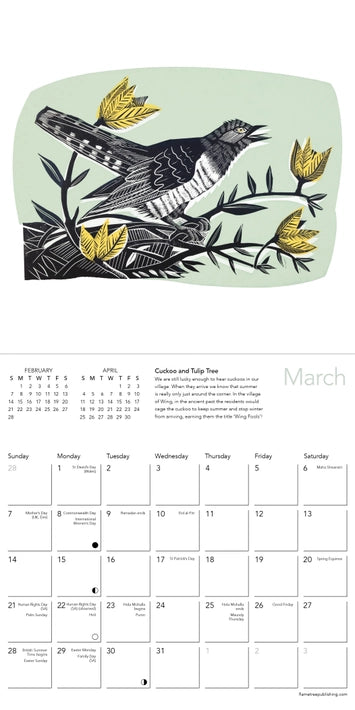 2027 Mini Wall Calendar - Angela Harding