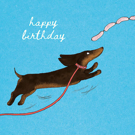 Greetings Card - Birthday Sausages