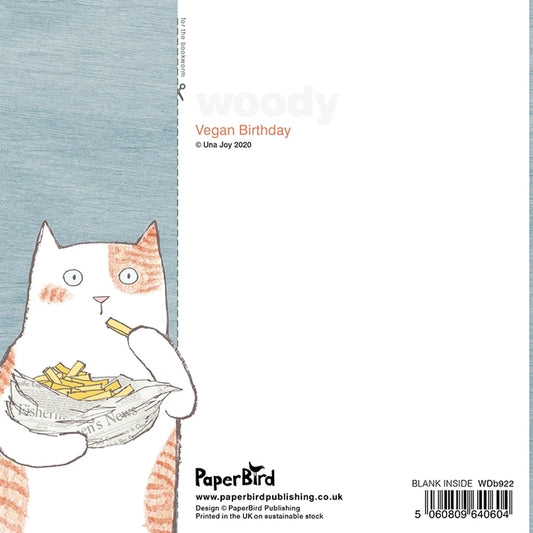 Greetings Card - Vegan Birthday
