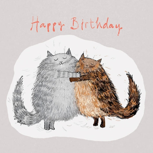 Greetings Card - Fluffy Birthday
