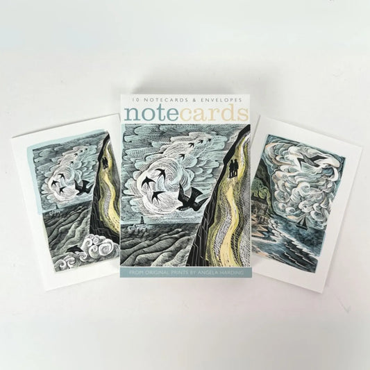 Set of 10 Notecards & Envelopes - Cornish Path/The Wild Silence