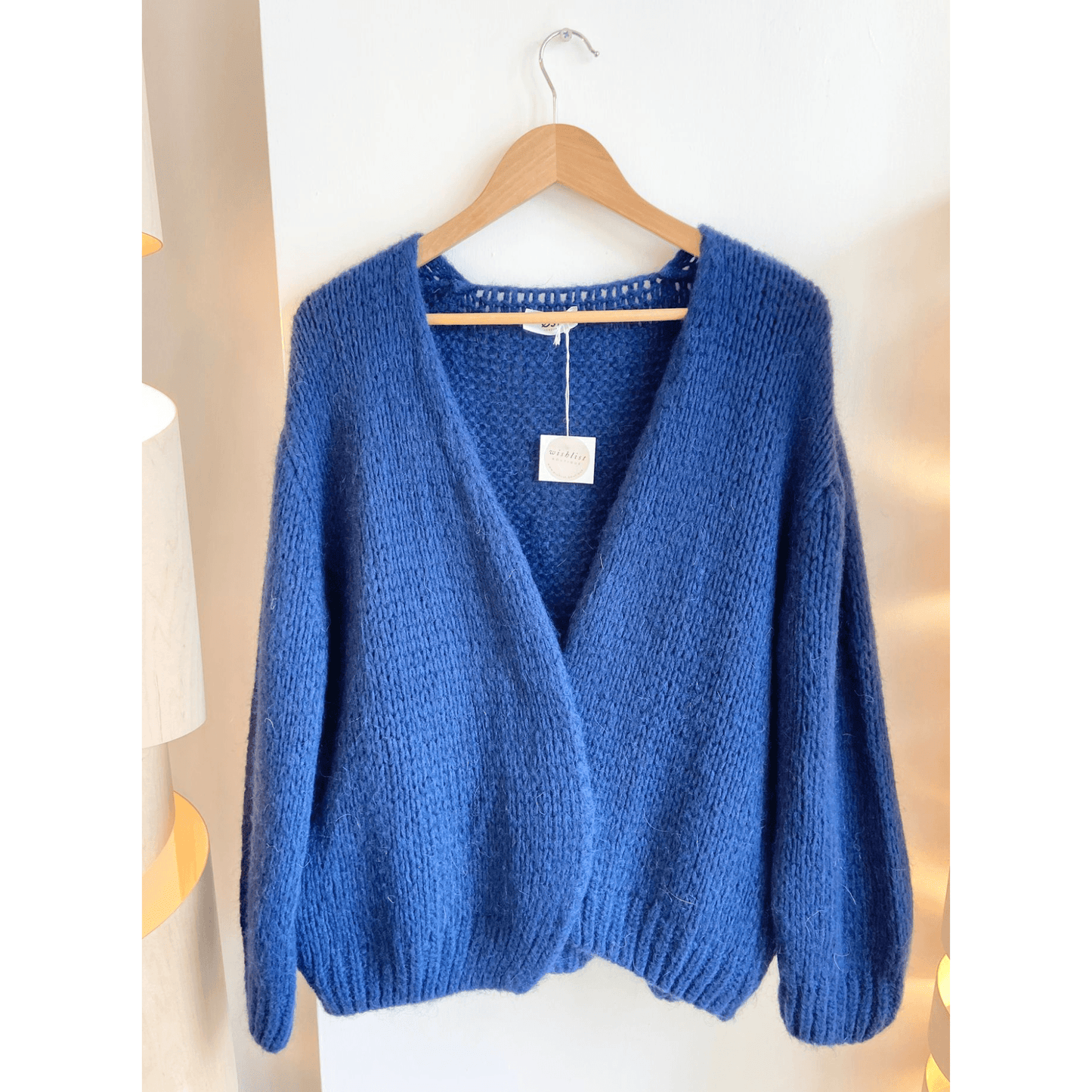 OST London Smila Mohair Cardigan - Cornflower Blue