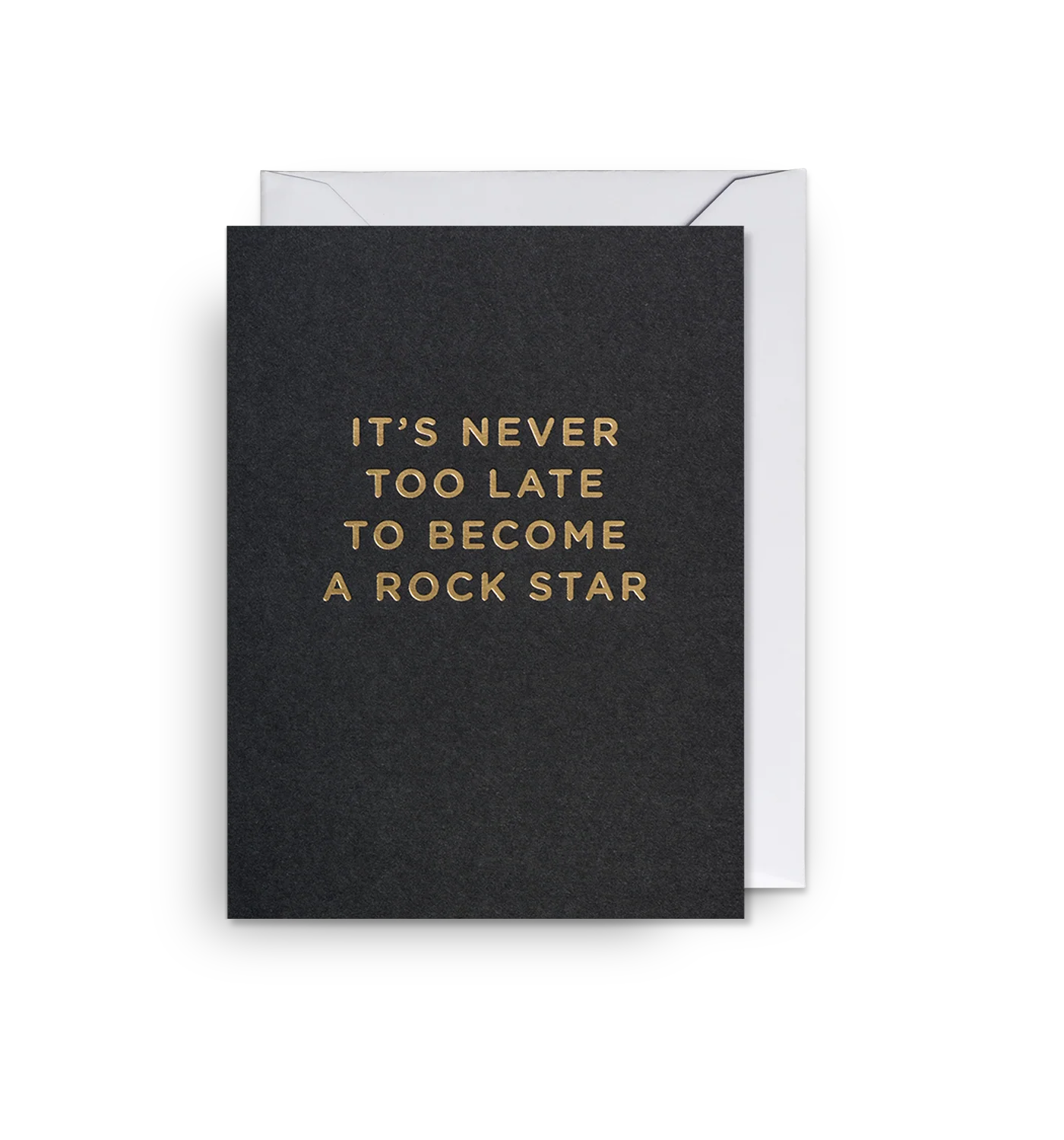 Mini Greetings Card - Become a Rockstar