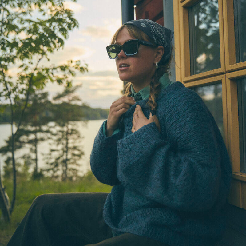 Anna Sunglasses - Smoke Green