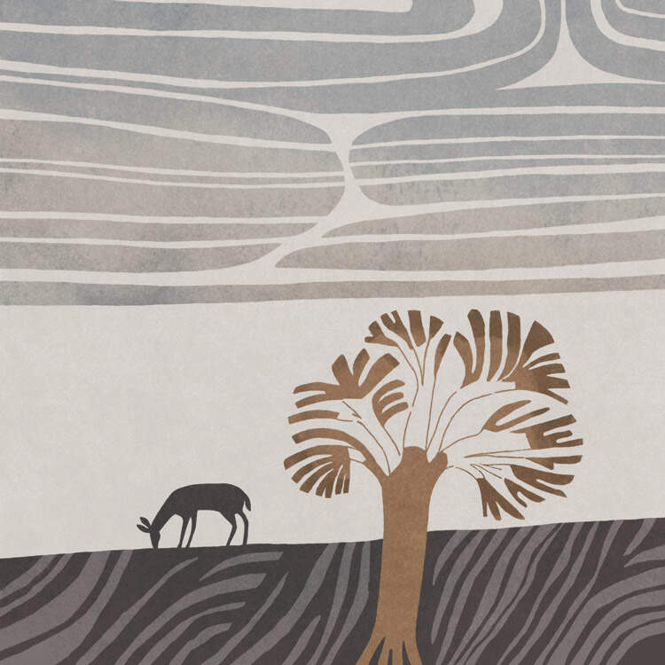 Greetings Card - November Morning