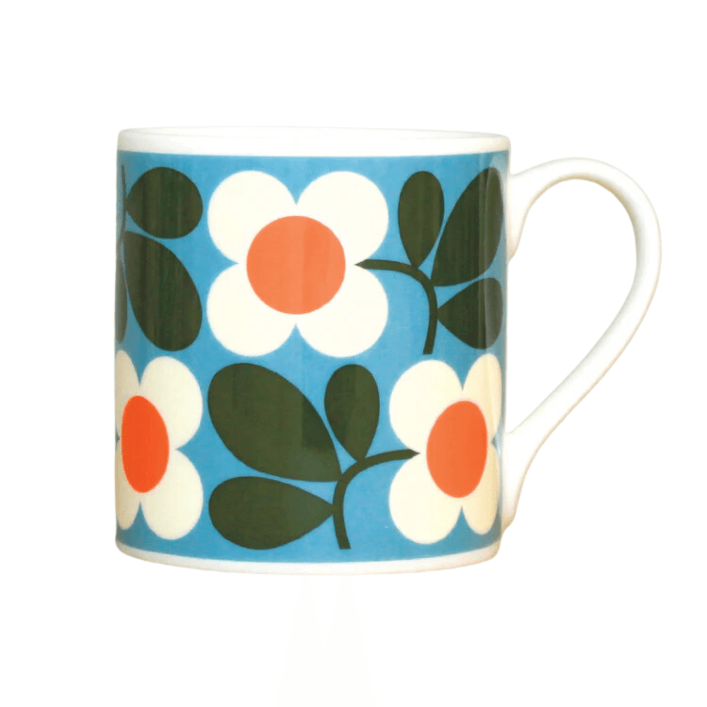 Orla Kiely Mug - Floret Turquoise