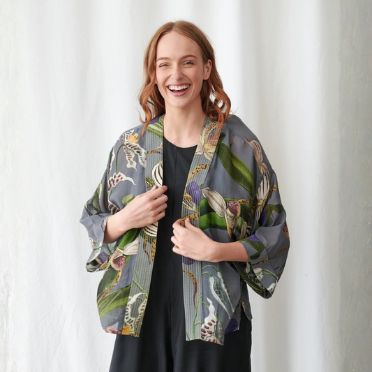 Kimono - Orchid Grey