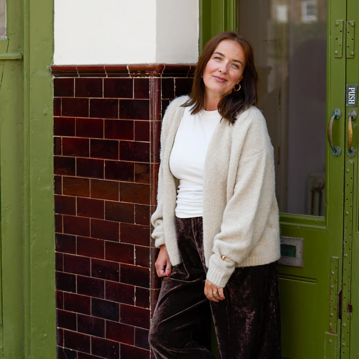 Grace Cardigan - Oyster
