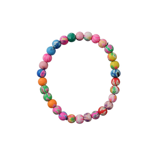 Clay Bead Bracelet - Multi
