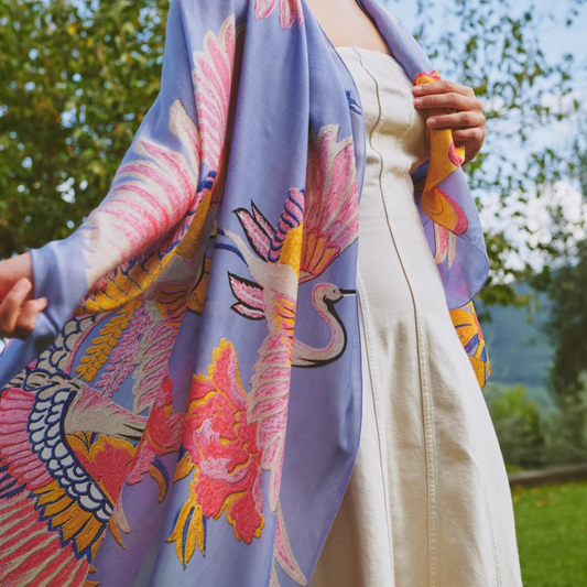 Scarf - Crane Periwinkle