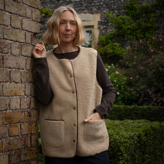 Abby Gilet Jacket – Oat