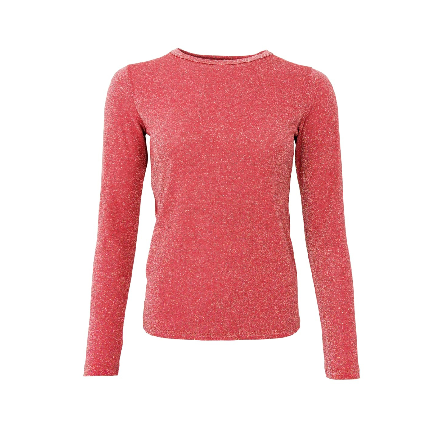 Faye Long Sleeve Top - Coral Rose