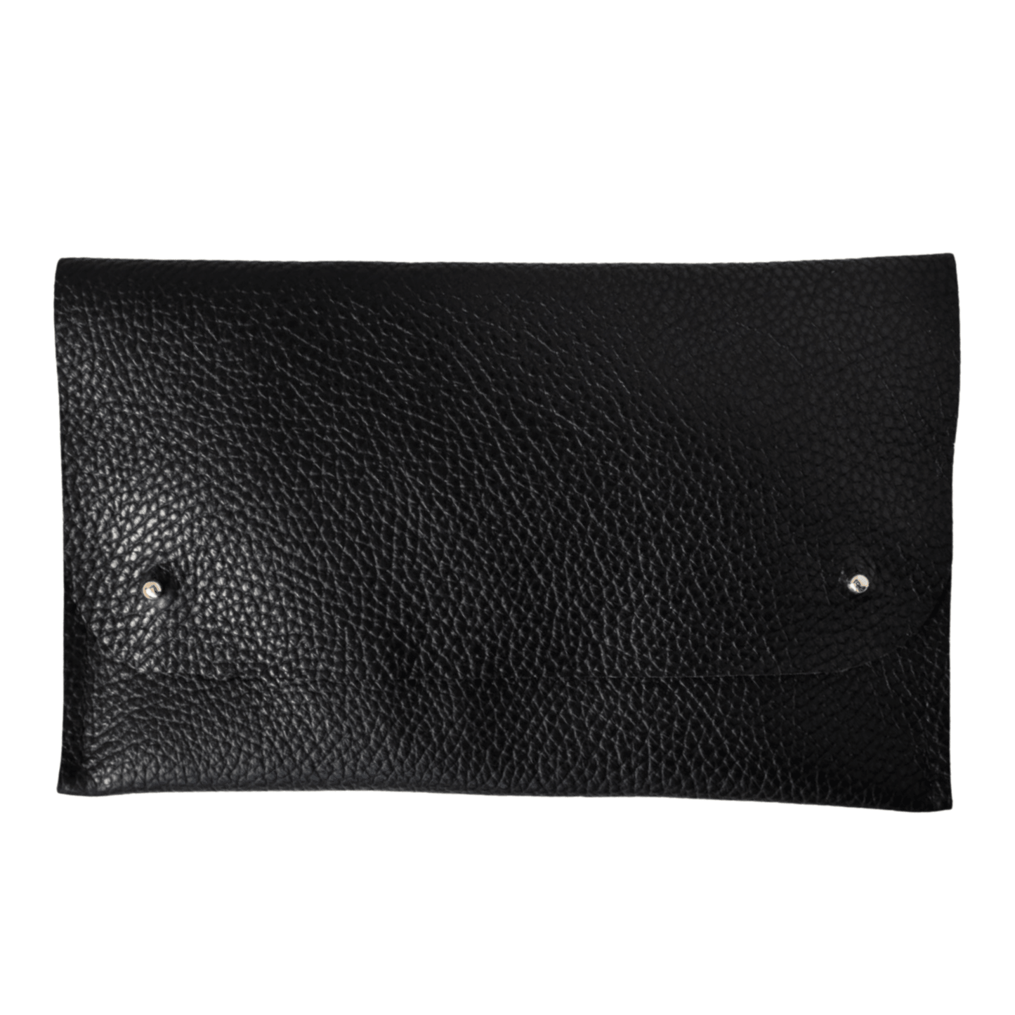 Studio Lowen Pebbled Leather Clutch Bag - Classic Black