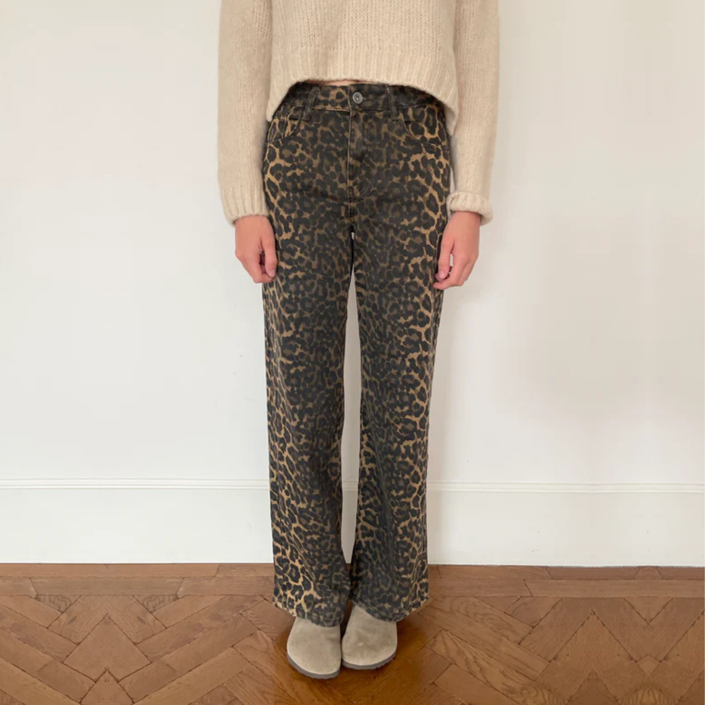 OST London Rebekka Jeans - Leopard