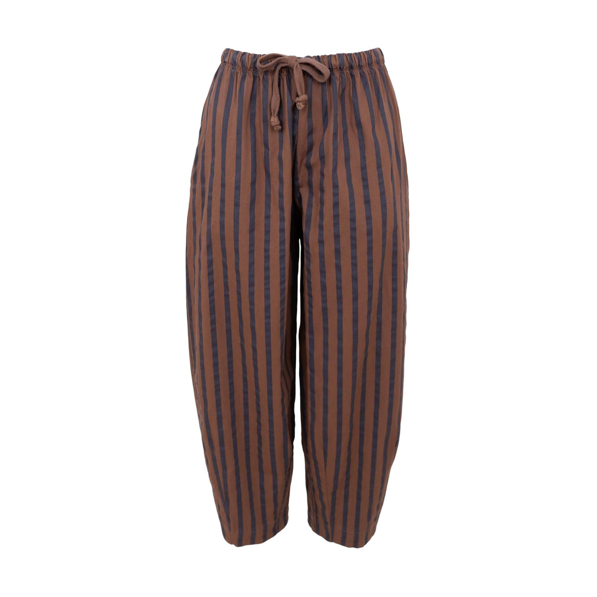 Mallu Barrel Trousers - Espresso Stripes