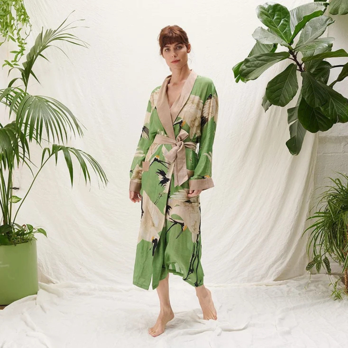 Gown - Stork Pea Green