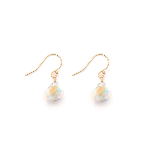 Wanderlust Life Isla Drop Earrings - Rainbow Quartz