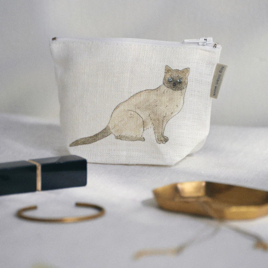 Fog Linen Pouch - Two Cats