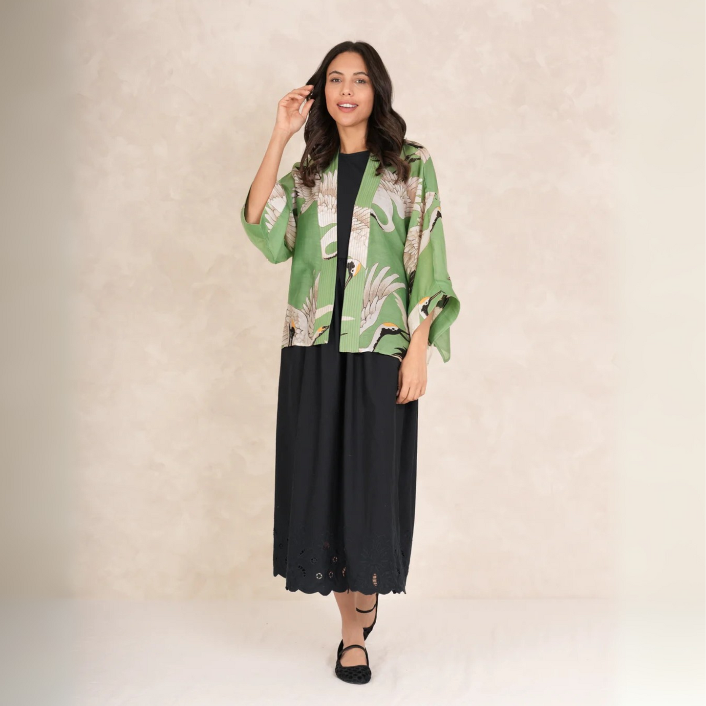 Kimono - Stork Pea Green