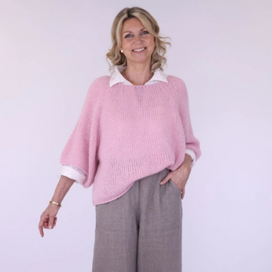 Alpaca Blend Jumper - Pink