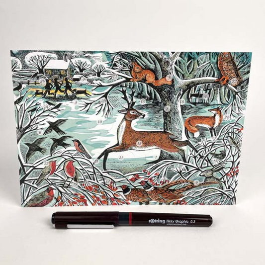 Mini Advent Calendar - Winter Woodland