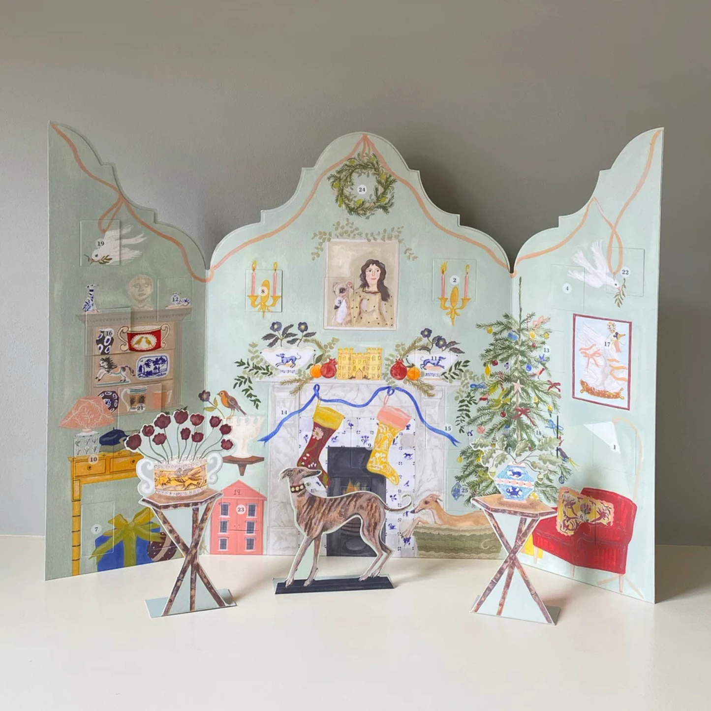 Advent Calendar - Festive Dutch Gable