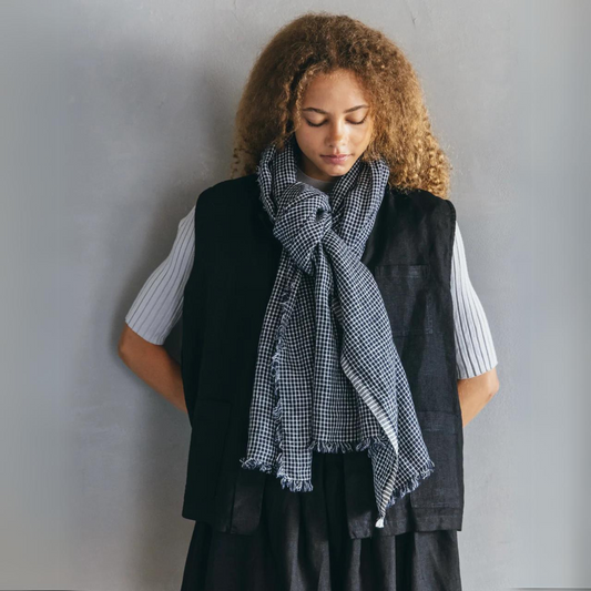 Fog Linen Scarf - Steph Check