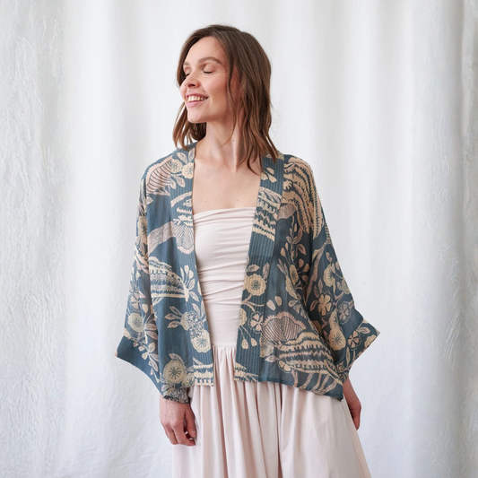 Kimono - Rosa Blue